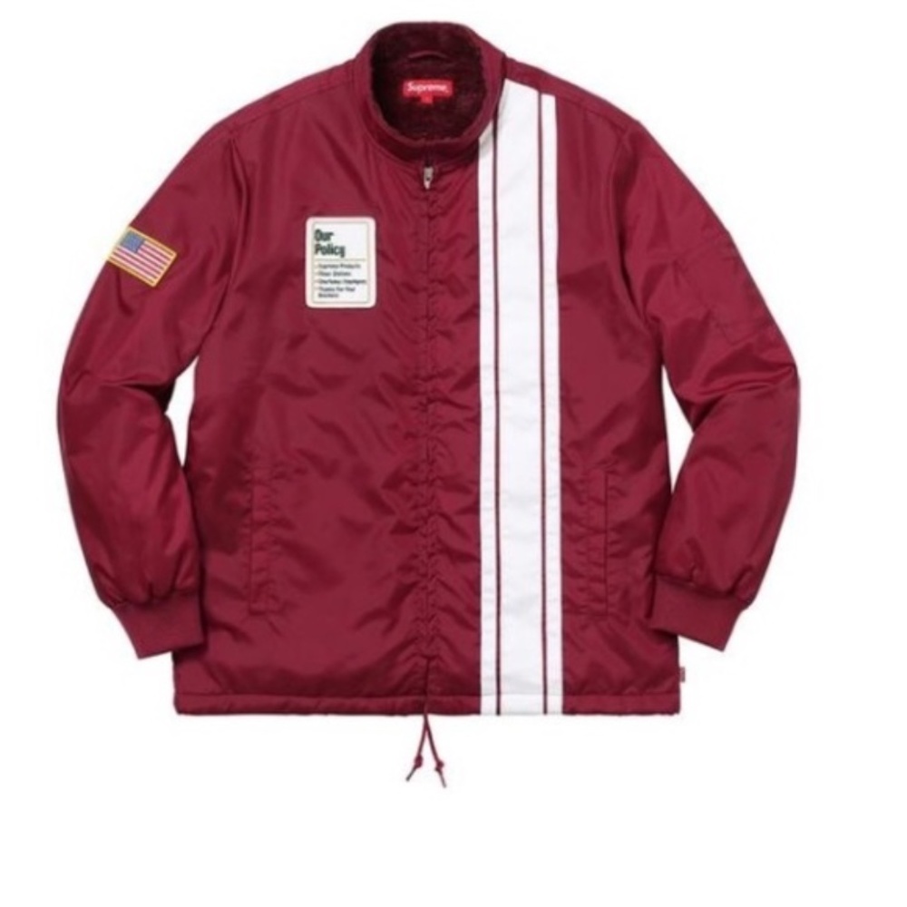 Supreme Pit Crew Jacket sherpa (SS17)